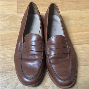 J. Crew Women's Brown Leather Loafers